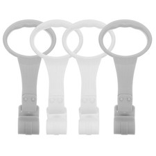 4 Pcs Baby Playpen Pull Up Rings Walking Exercise Assistant Tools 2 Gray 2 White
