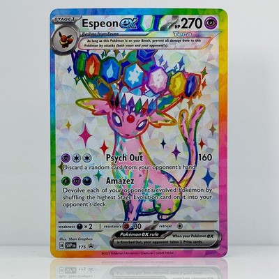 Espeon ex #175 - 2025 Pokemon SV - Black Star Promos - POKEMON TCG | eBay