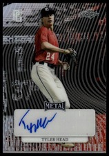 2023 Leaf Metal Perfect Game Marble #MA-TH1 Tyler Head Metal Auto Marble #/1