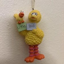 Sesame Street Figures Big Bird Applause PVC Cake Topper Vintage 80  s Ornament