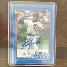 Topps 2026 Fergie Jenkins 91A-FJ Blue Auto /150 Chicago Cubs