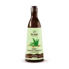 Nat Habit Aloe Peanut Navdha Shampoo - Natural Cleanser for Women Men 250ml