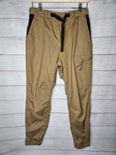 FW19 Uniqlo X JW Anderson Heattech Lined Casual Jogger Pant Sz S Brown