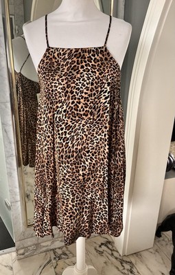 Feines VICOLO (Italy)  Kleid  Viskose Animal Print  Gr. S (D36) Nagelneu!!
