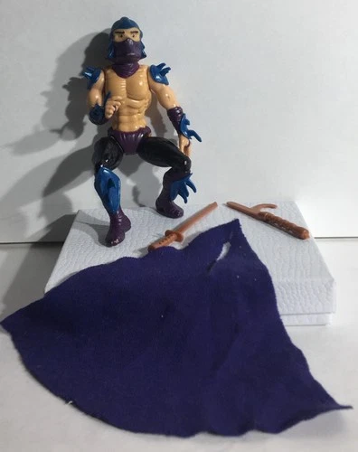 VTG 1988 Shredder Soft Head TMNT Figure Playmates Teenage Mutant Ninja Turtles