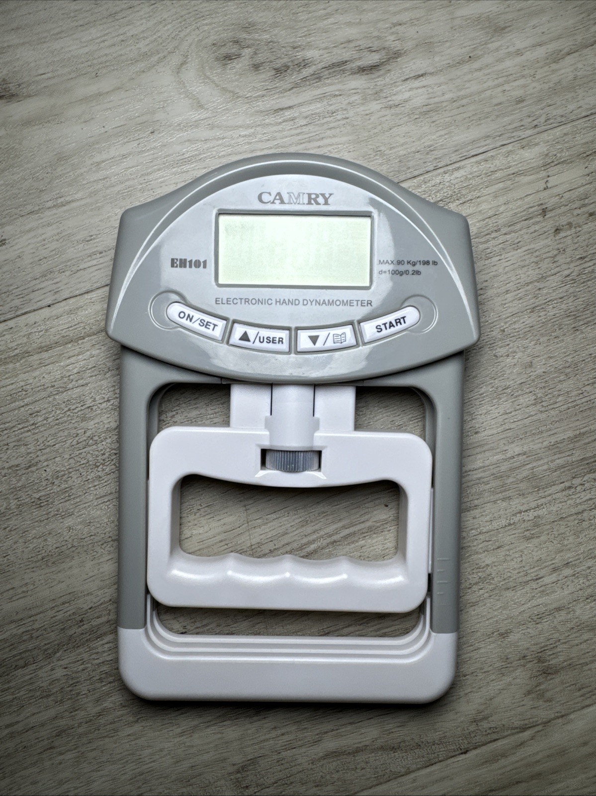CAMRY Digital Hand Dynamometer Grip Strength Measurement Meter 198 Lbs./90 Kgs