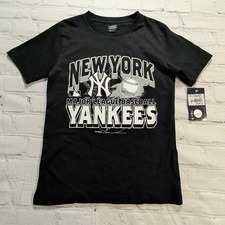 NEW Youth Medium 8/10 MLB New York Yankees Tee SS Cotton T-Shirt