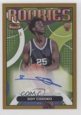 2023-24 Topps Finest Rookie Gold Refractor 50/50 Sidy Cissoko #RFA-SC Auto 7eo