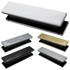 UPVC Letter Plate   12 Inch Door Letter Box White,Silver,Black,Chrome