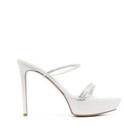 Gianvito Rossi White Canne platform slip-on 120mm Stiletto Heal. — photo 1