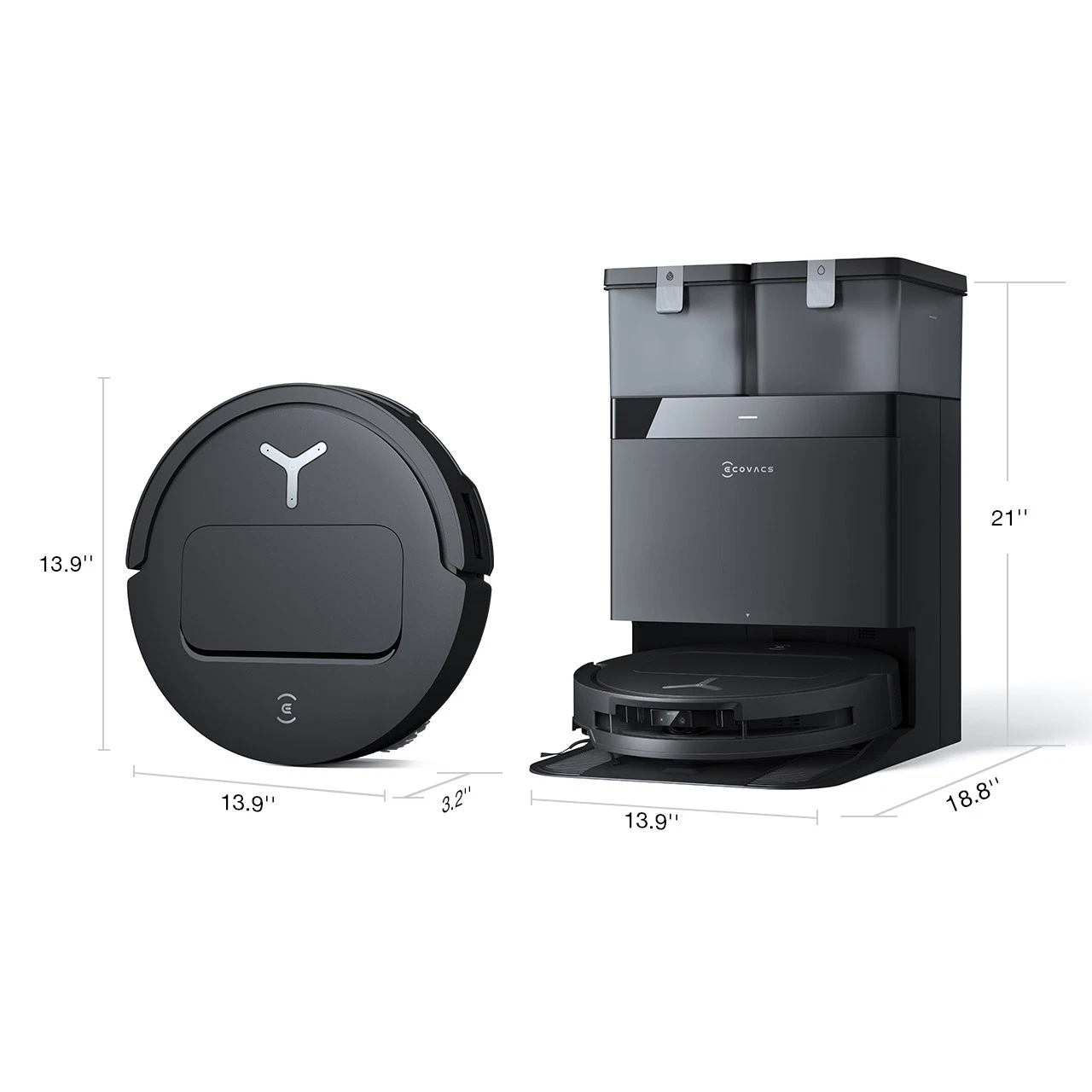 ECOVACS DEEBOT T50 PRO Omni Robot Vacuum and Mop 15000Pa - Certified Refurbished - product detail image 11