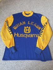 Maglia maglia motocross vintage Husqvarna anni 70/80 rara EVO taglia L vichinga