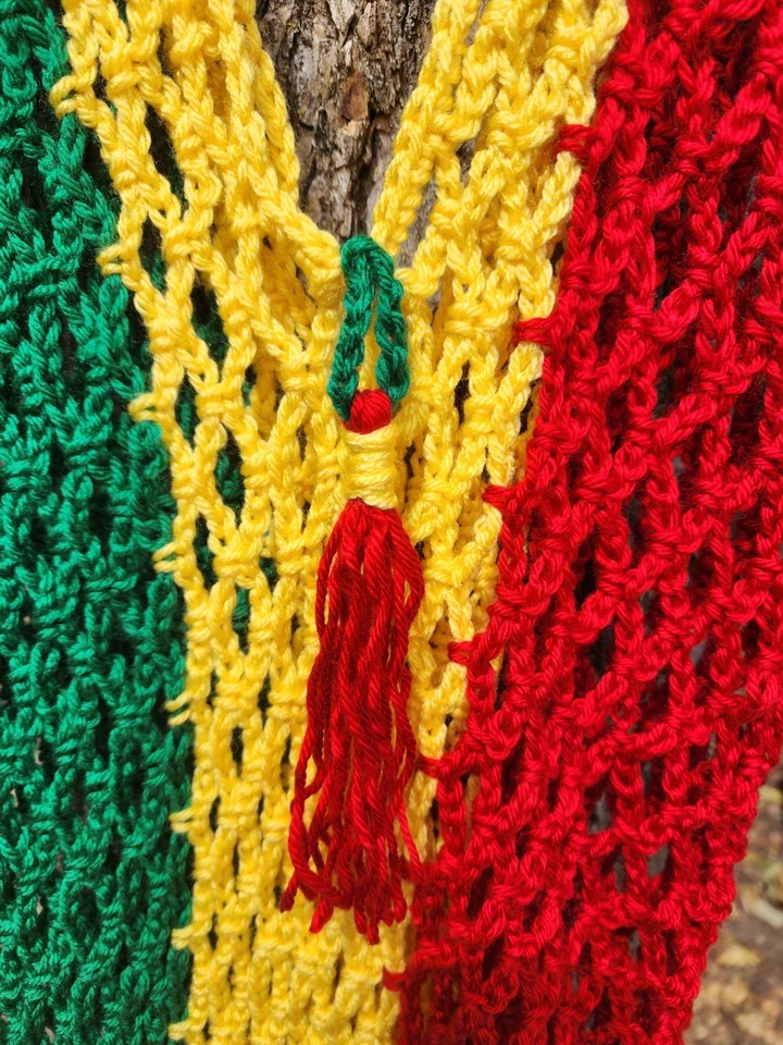 Crucero de vacaciones para mujer Crochet Natación Encubrimiento Hecho a mano Isla Rasta Foto 3 de 4