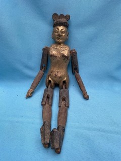 antique wooden puppet