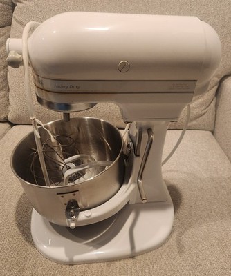 KitchenAid K5SS Heavy Duty Series 5qt Stand Mixer - White for sale