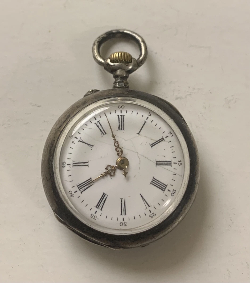 ANCIENNE MONTRE PIROFA en argent massif mécanique sterling silver watch