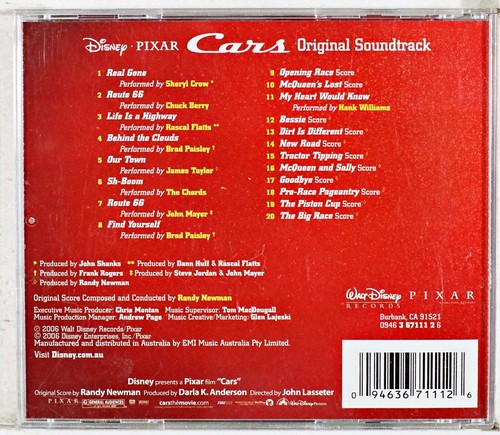 Various - Cars (Original Soundtrack) (CD 2006) - Picture 3 of 3