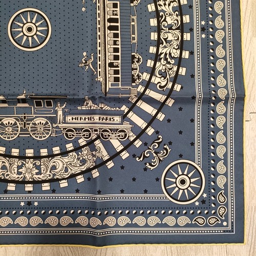 Unused w/box HERMES Carre 55 ALL ABOARD ! Silk Scarf Bandana 55cm - Picture 12 of 24