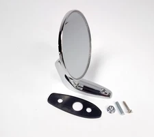 Chrome Door Side Mirror Outside / Exterior Rearview Mirror for 1966-75 Mopar