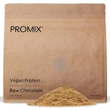 PROMIX Chocolate Vegan Protein Powder Organic Canadian Peas and Organic Brown...