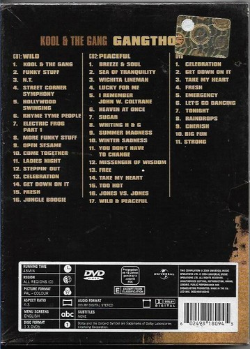 KOOL & THE GANG - GANGTHOLOGY - BOX 2 CD + DVD (NUOVO SIGILLATO) - Imagen 2 de 2