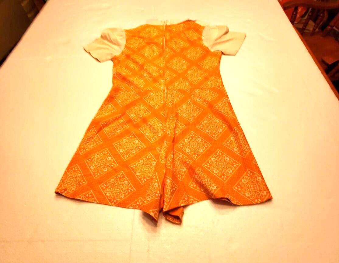 1970's 1 Piece Handmade Butterfly Collar Short/Dress See 1970's 1 Piece Handmade Butterfly Collar Short/Dress See