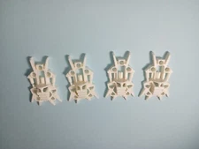 4 Bionicle Lego 53542 Foot Toa Inika Clawed White Genuine Lego retired WYSIWYG