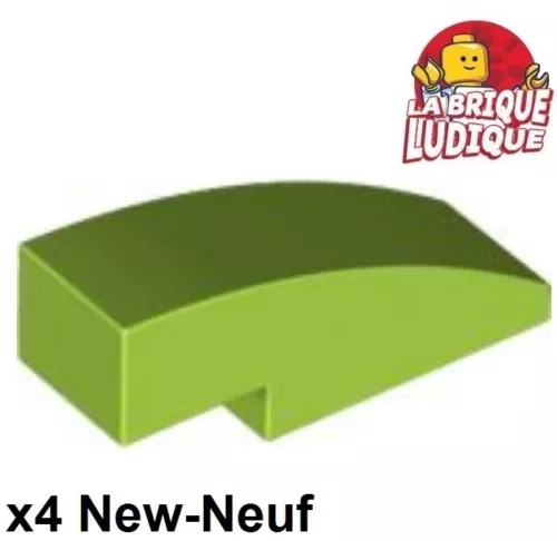 Lego 4X Curved Slope 3X1 Lime Green 50950 New