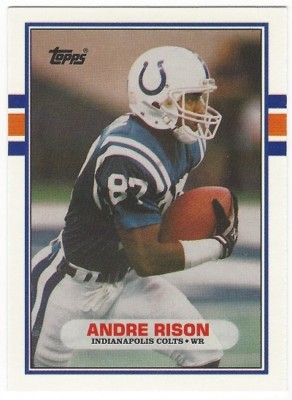 1989 TOPPS TRADED FOOTBALL #102T ANDRE RISON ROOKIE - NEAR MINT+ | eBay