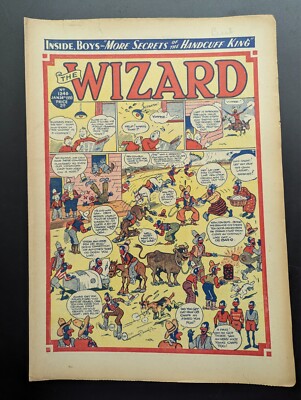 Wizard Comic No 1248, January 14th 1950, D.C. Thomson, Birthday Issue
