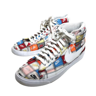 nike blazer high patchwork