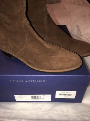 Stuart Weitzman Lowland Boots Brown Walnut Suede Size 8 | eBay