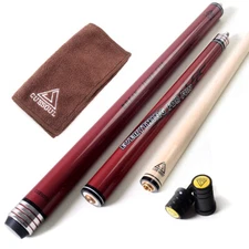 CUESOUL  Canadian Maple Wood Break/Jump Pool Cue Stick,3pc Cue,20oz,13mm Tip