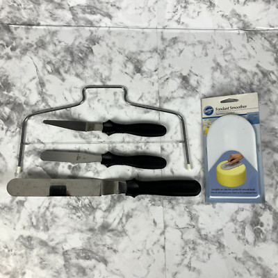 Wilton Stainless Steel Spreader Knife Spatula Cake Leveler Fondant Smoother