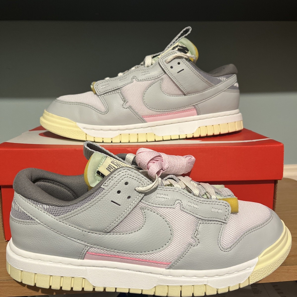 NIKE  ダンク　オマージュ　マット Nike Dunk Low Retro Pink Foam Black Men's - HF9191-001 - US