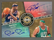 Paul PIERCE / Vince CARTER 2006-07 UD Rookie Debut Dual Autograph 2/5