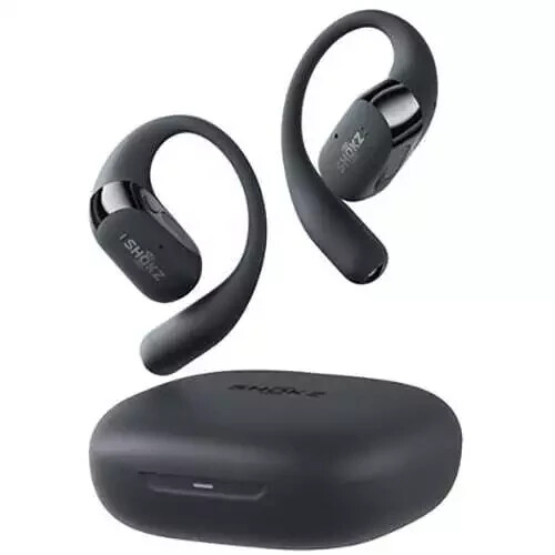Shokz OpenFit 2 Open Ear Earphones Air Conduction Bluetooth 5.4 Wireless Black - Picture 4 of 5