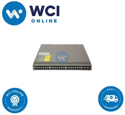 Cisco N9K-C93108TC-EX 48-port 10G Base-T 6x 40/100G QSFP+ Switch