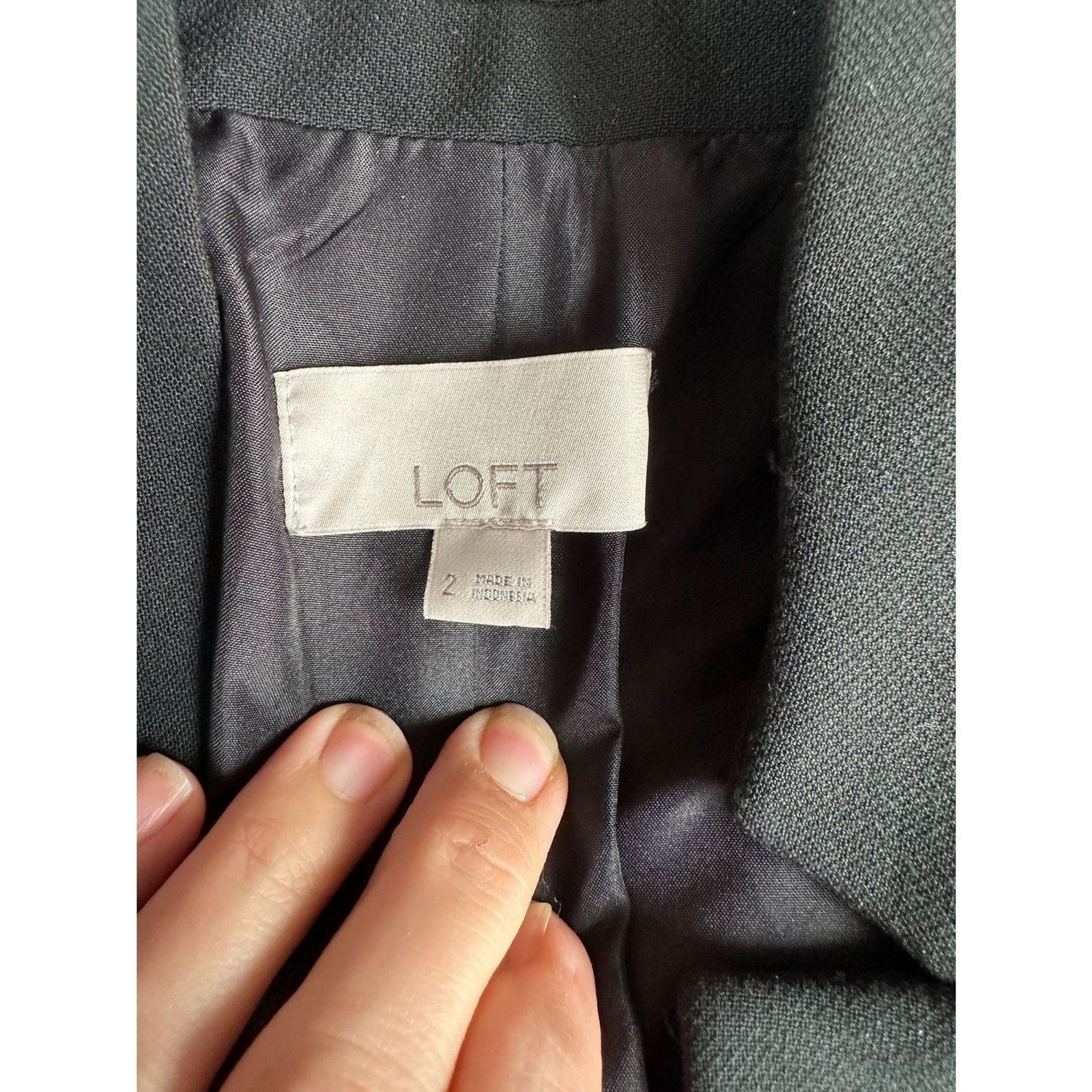 Loft Women's Single Button Blazer Jacket Long Sle… - image 5