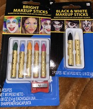 Halloween Make Up Sticks Bright Colored Make Up Crayons 2 Packs