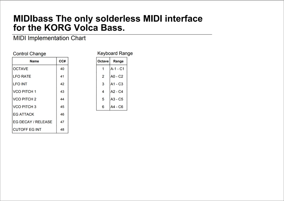 KORG Volca Bass solder-less MIDI out modification board - Image 4 of 4