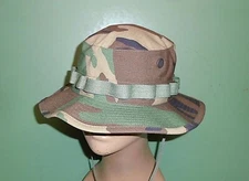 USGI Woodland Camo Hot Weather Type II Ripstop Jungle Boonie Hat Cap All Sizes