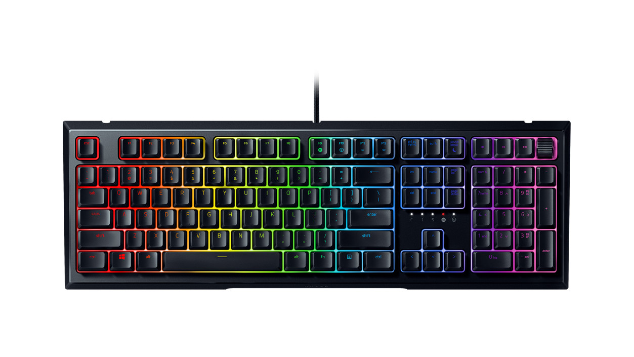 Razer - Ornata V2 Wired Gaming Mecha-Membrane Keyboard with RGB Chroma