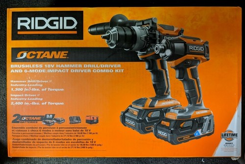 RIDGID Octane 18V Hammer DrillDriver 