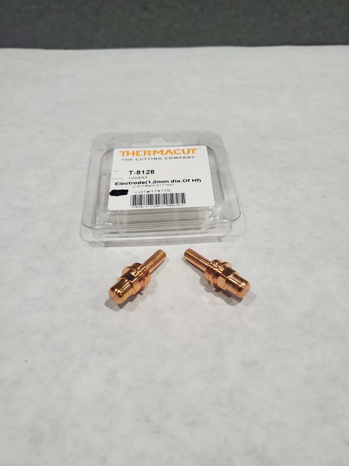 Thermacut Plasma Part 120433 Electrode, Aftermarket 70/80/100/100D Package of 2
