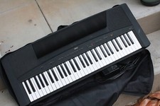 yamaha keyboard YPP 35 with power supply and foot pedal, soft case