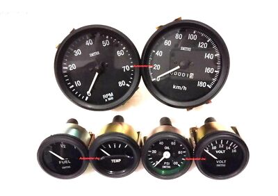 Smiths Kit 52 mm   Elektr. CH-Temperatur + Öl + Kraftstoff + Volt + Tacho +...