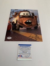 Larry The Cable Guy Signed Cars 8x10 PSA/DNA