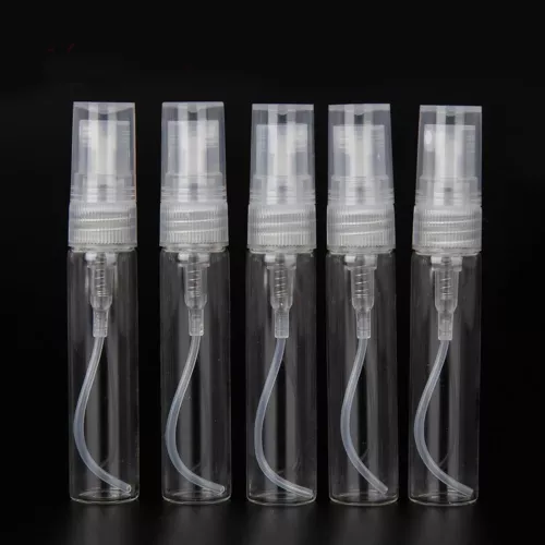 2ml-10ml Clear Atomizer Glass Bottles Spray Refillable Perfume Sample Container - Picture 4 of 12