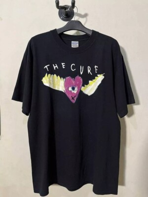 Vintage 2004 The Cure Concert Tour Band Black Cotton T-shirt S-5XL KH13541